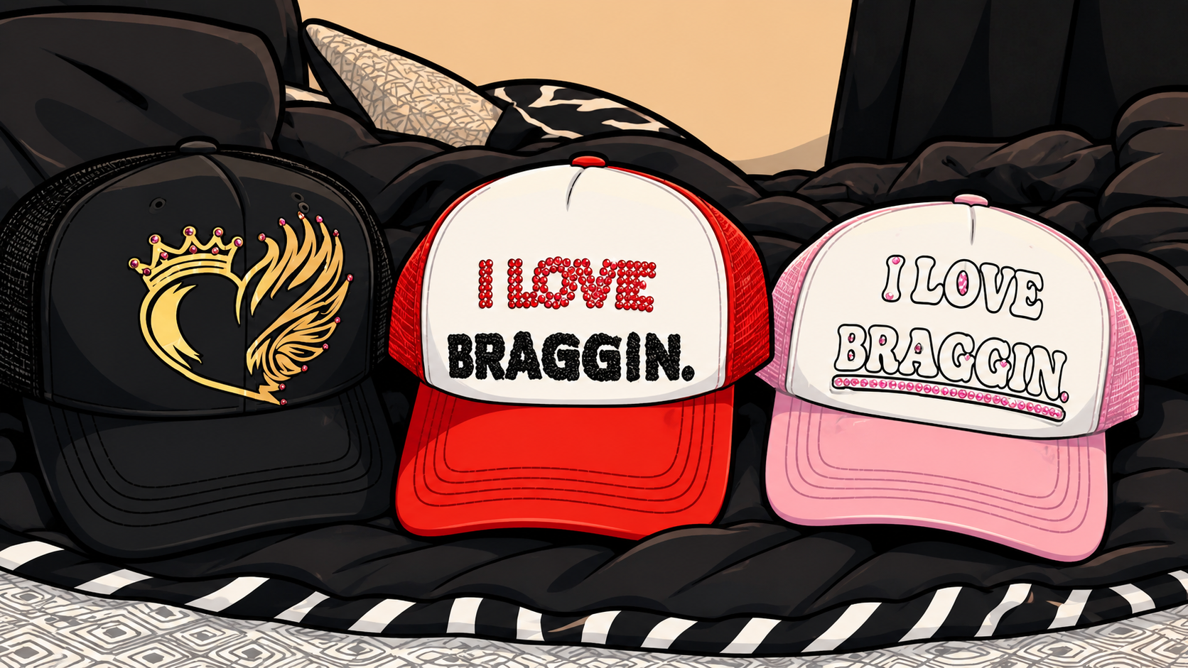 BRAGGIN HATS